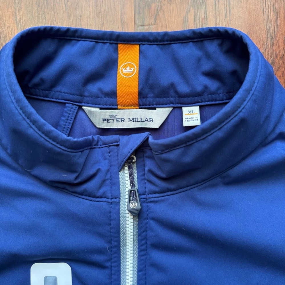 Peter Millar Hyperlight Fuse Hybrid Full Zip Golf Vest Men's XL Blue Performance - Picture 4 of 16